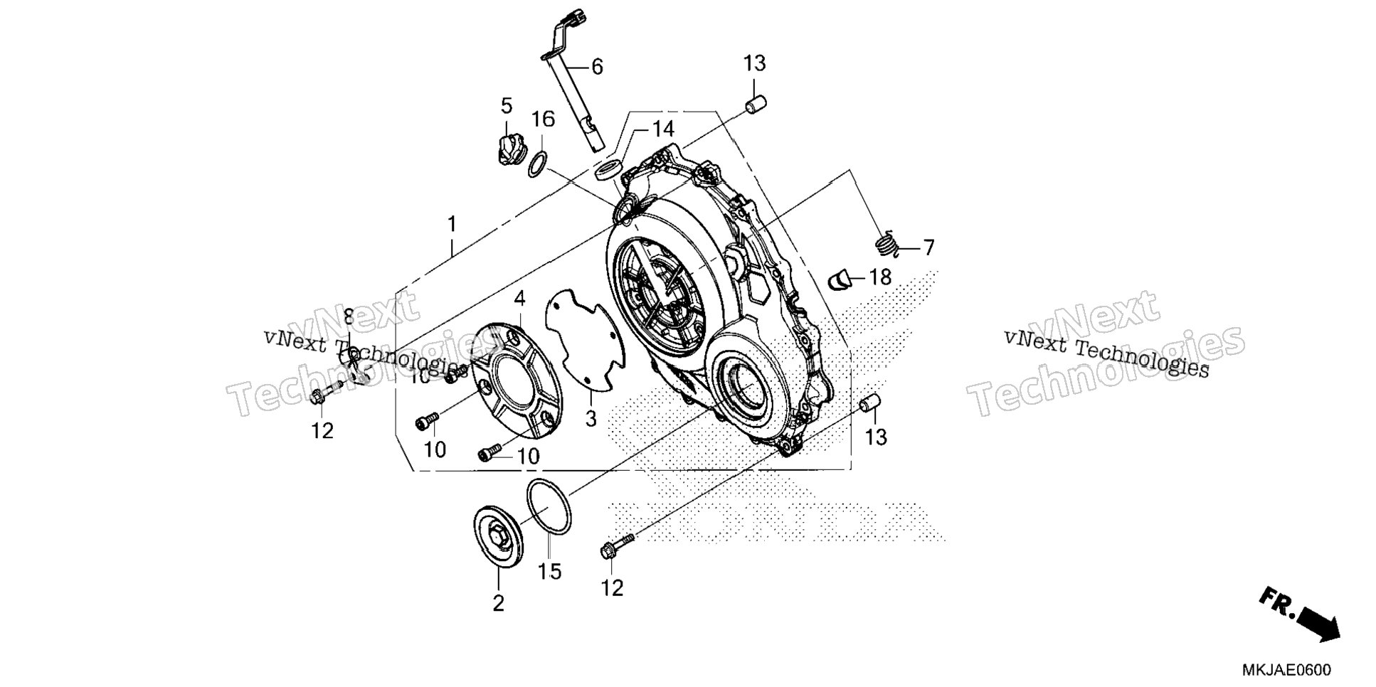 Right Crankcase Cover
