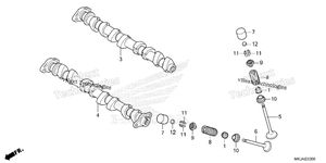 Нажмите для увеличения Camshaft@Valve