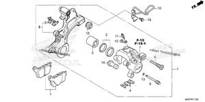 Нажмите для увеличения Rear Brake Caliper
