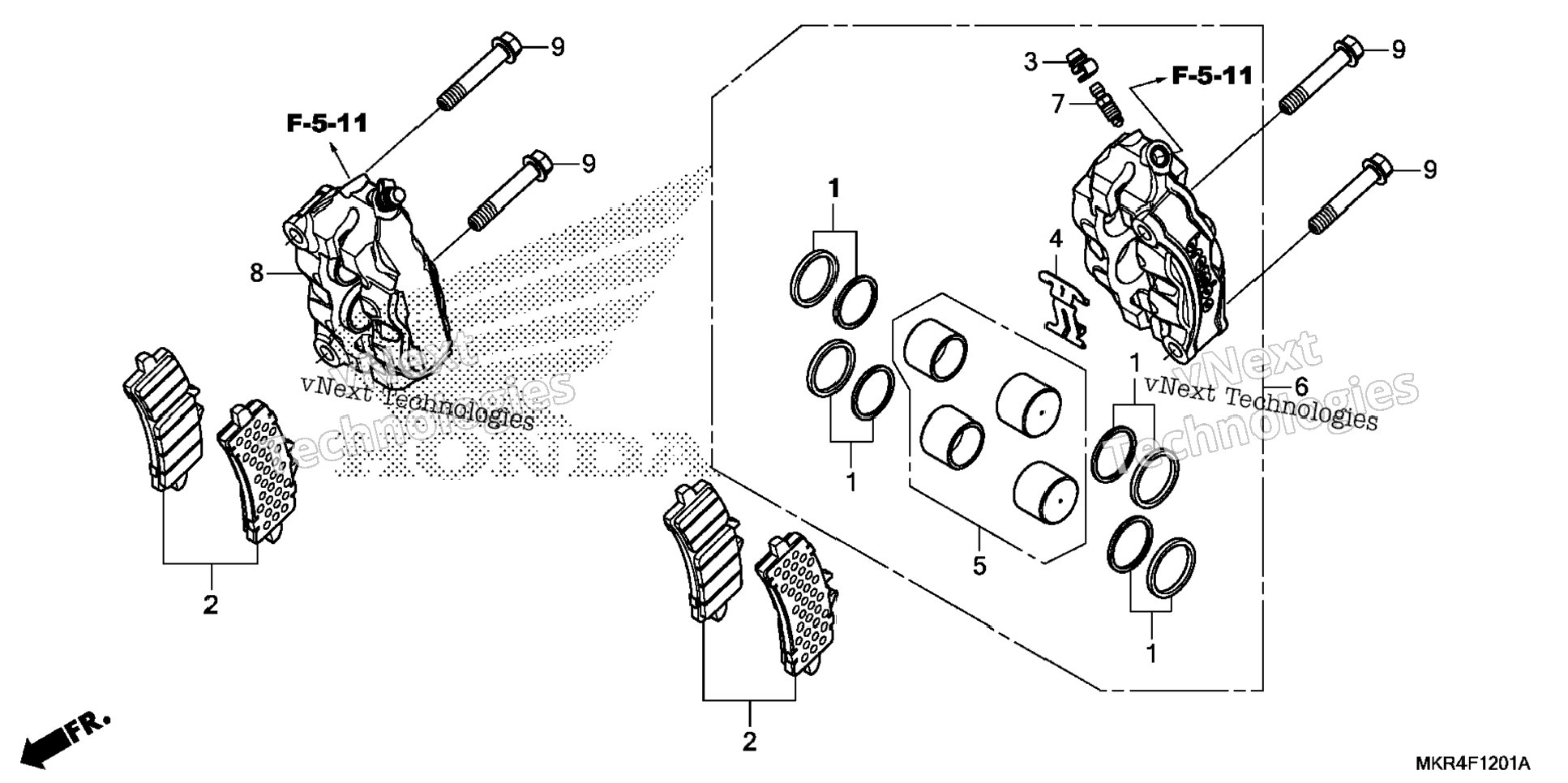 Front Brake Caliper (2)