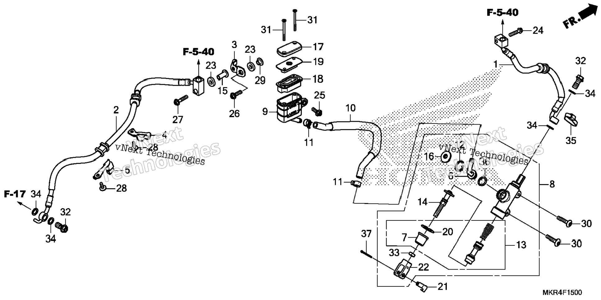 Rear Brake Master Cylinder