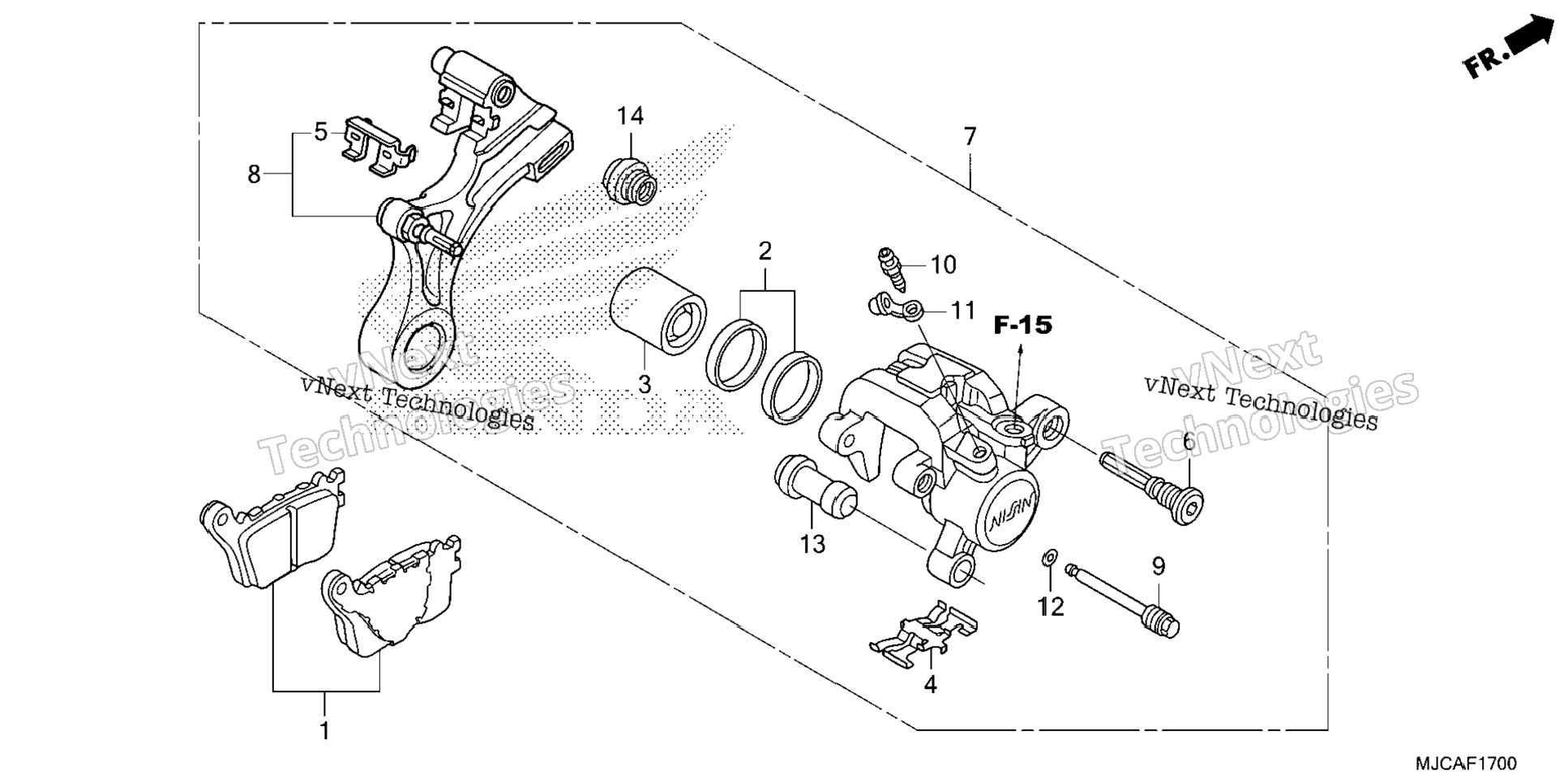 Rear Brake Caliper (1)