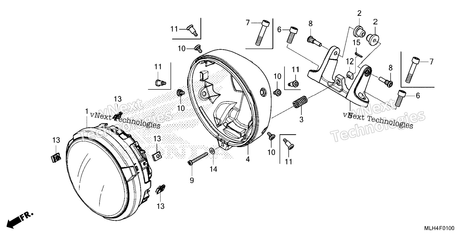 Handle Lever@Switch@Cable@Mirror