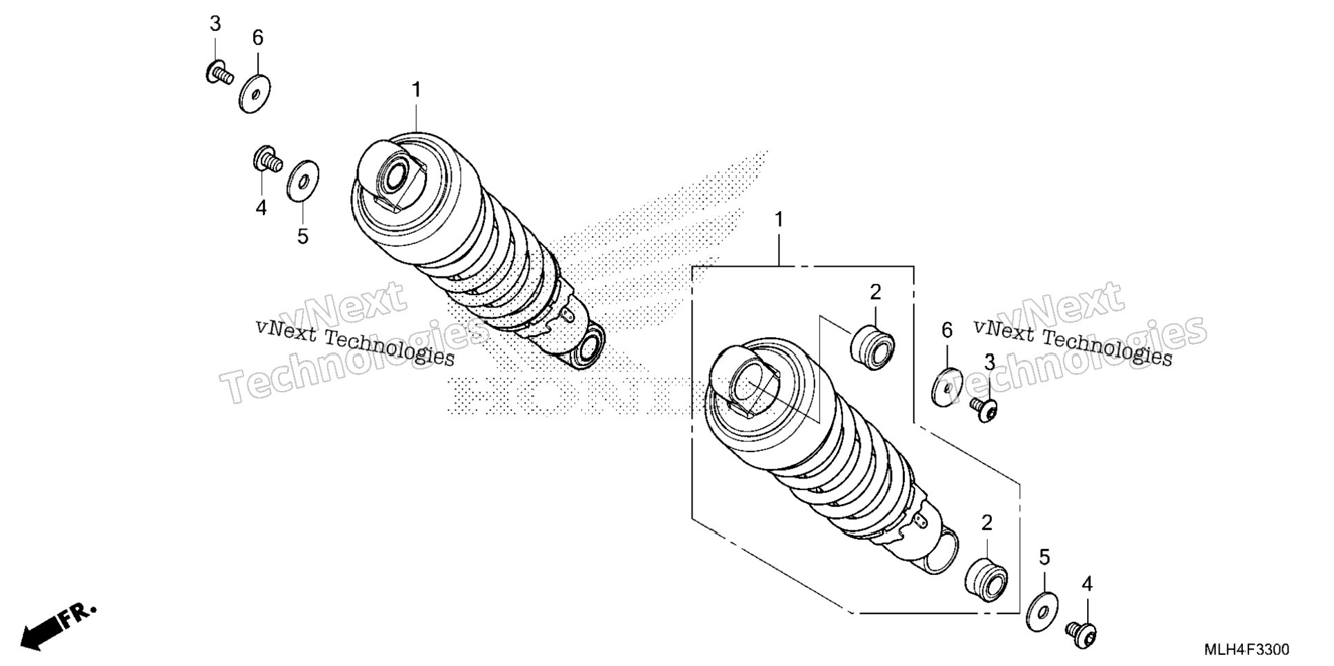 Rear Brake Master Cylinder (2)