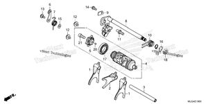 Нажмите для увеличения Gearshift Drum (1)