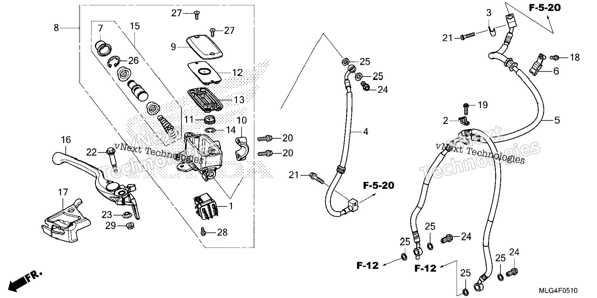 Front Brake Master Cylinder