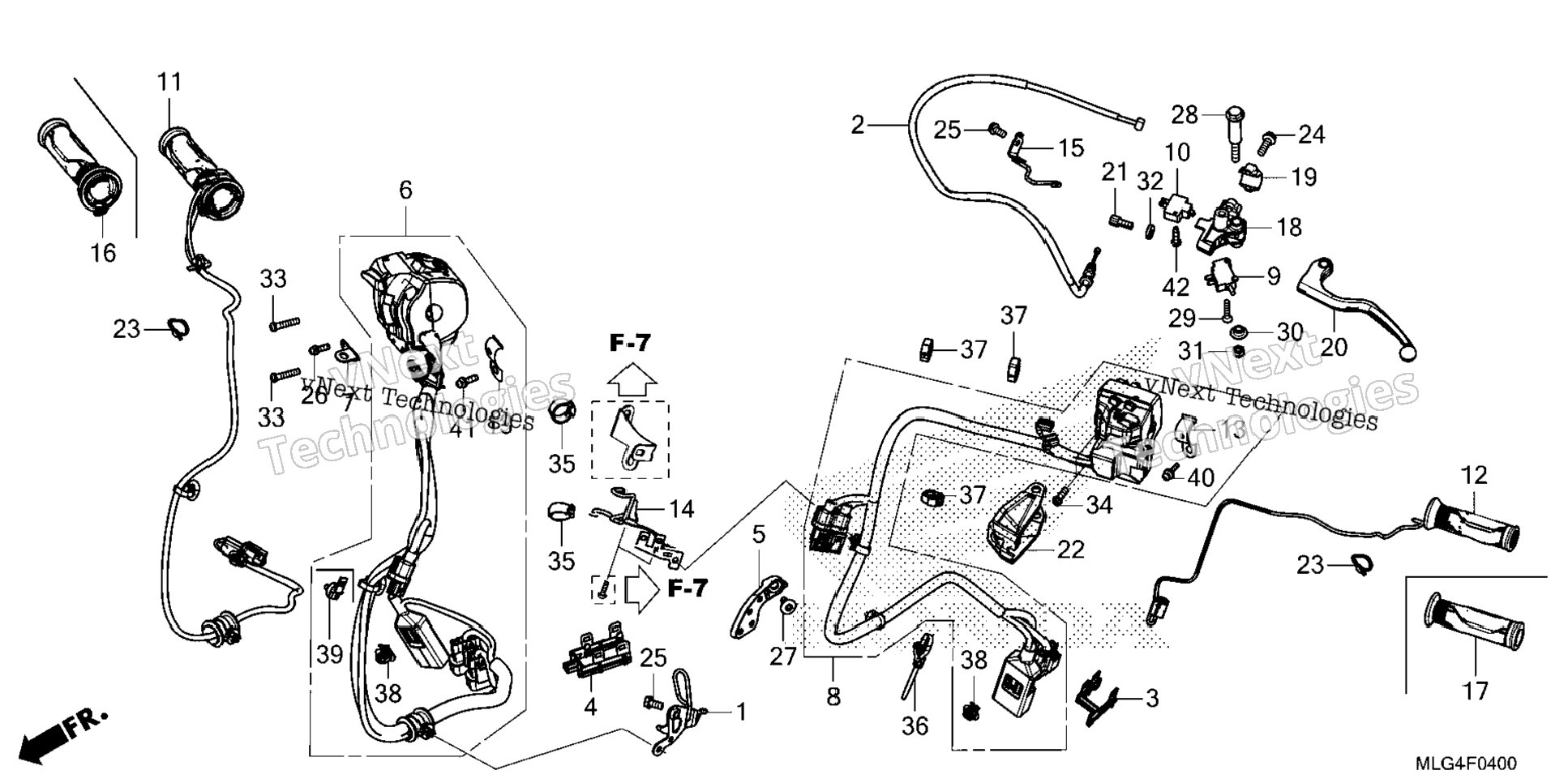 Handle Lever@Switch@Cable (Mt)