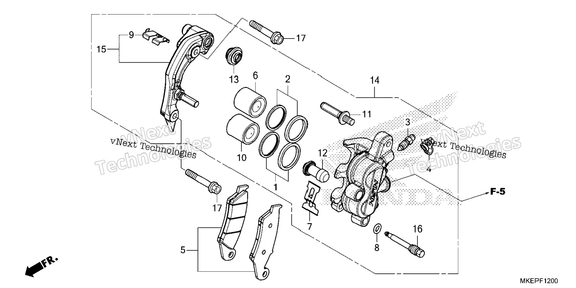 Front Brake Caliper