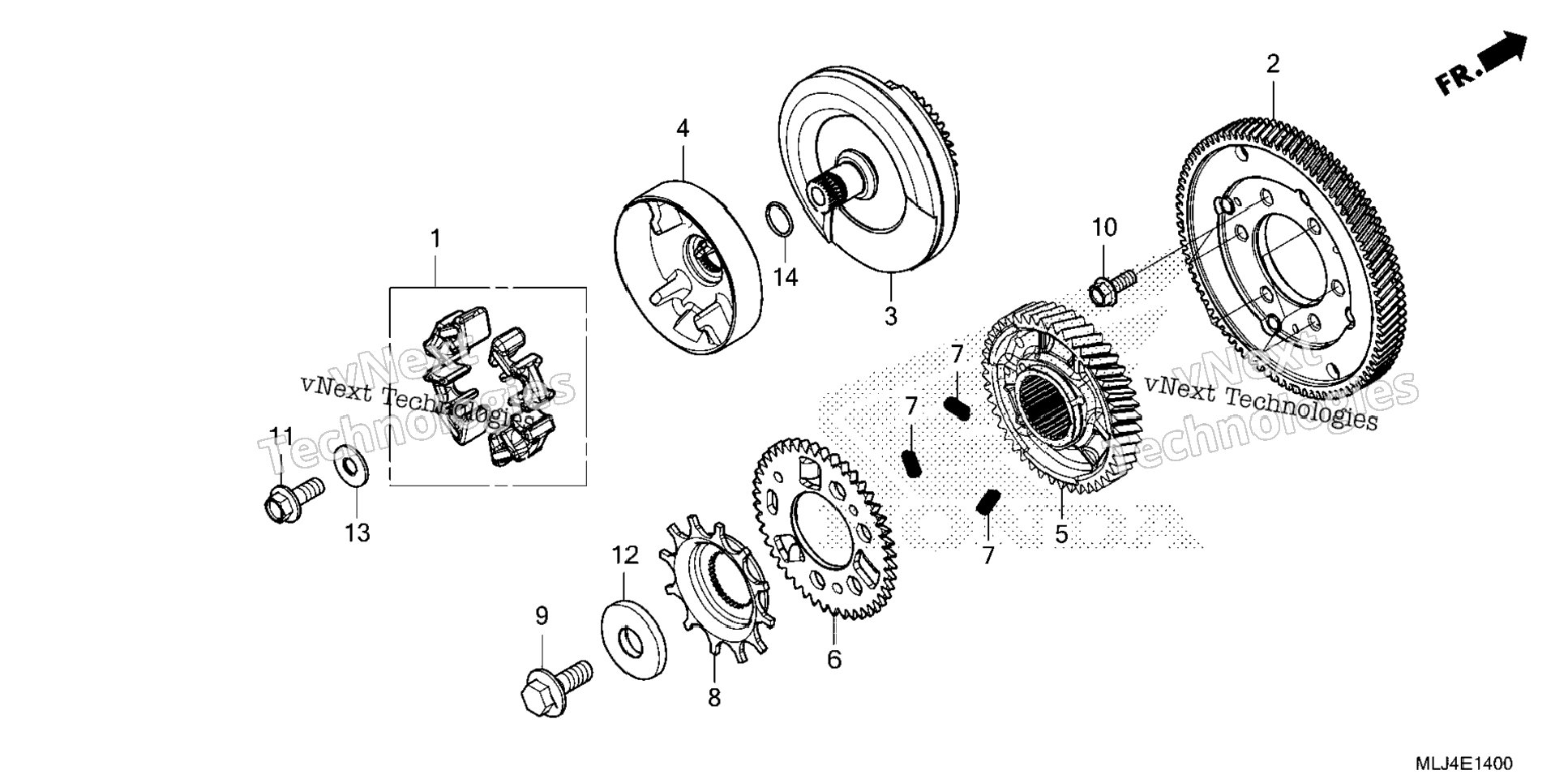 Primary Drive Gear