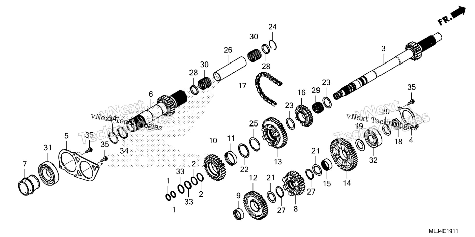 Transmission (Mainshaft) (Dct)