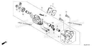 Нажмите для увеличения Parking Brake Caliper