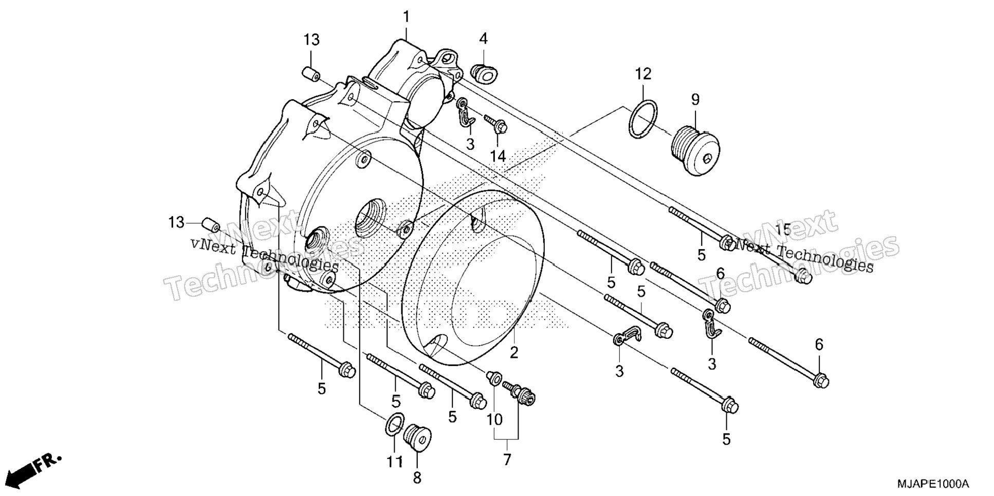 Left Crankcase Cover