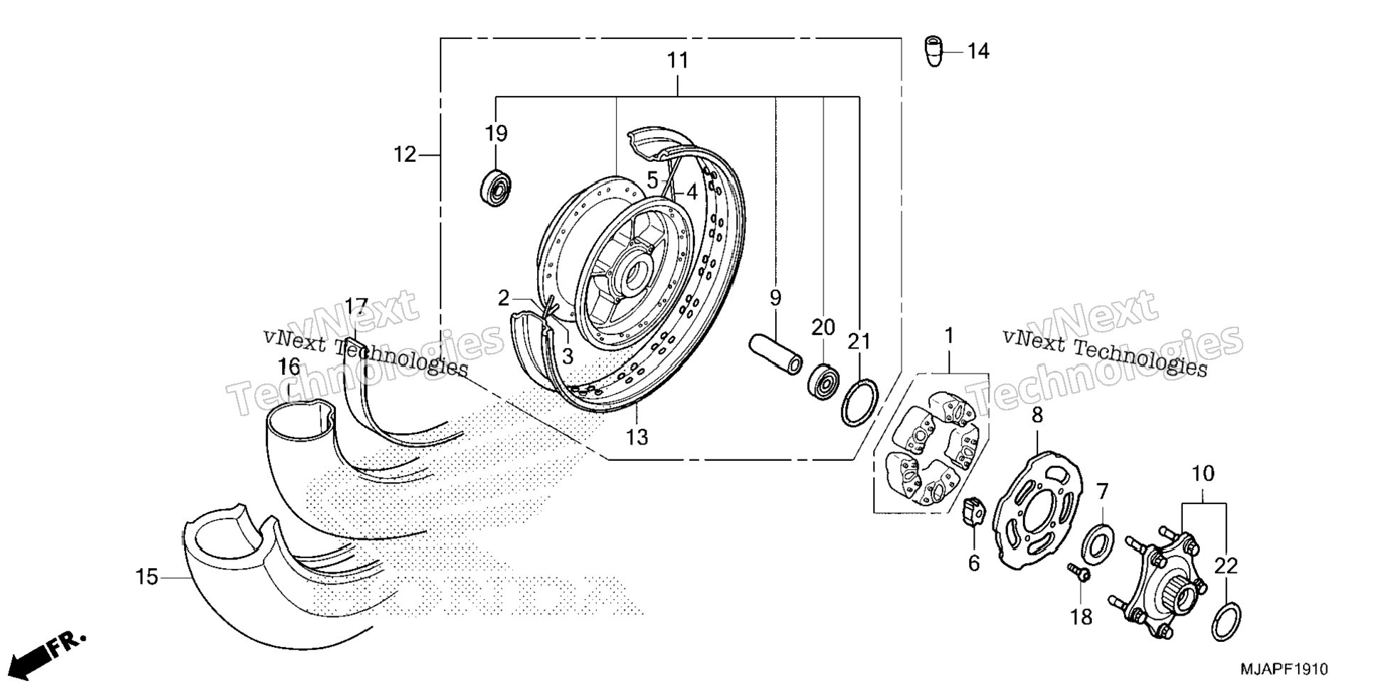 Rear Wheel (Drum Brake)