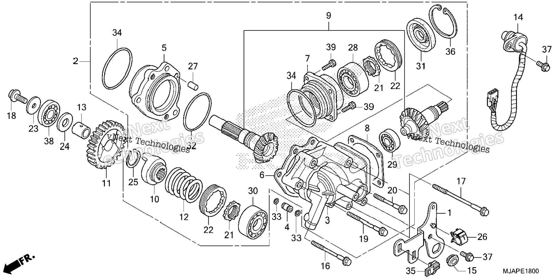 Side Gear Case