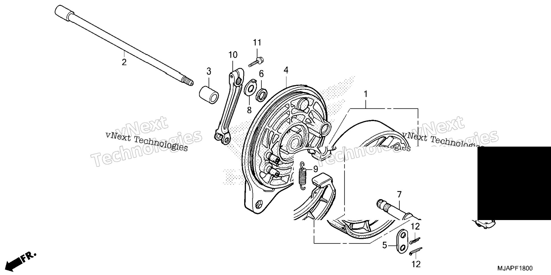 Rear Brake Panel