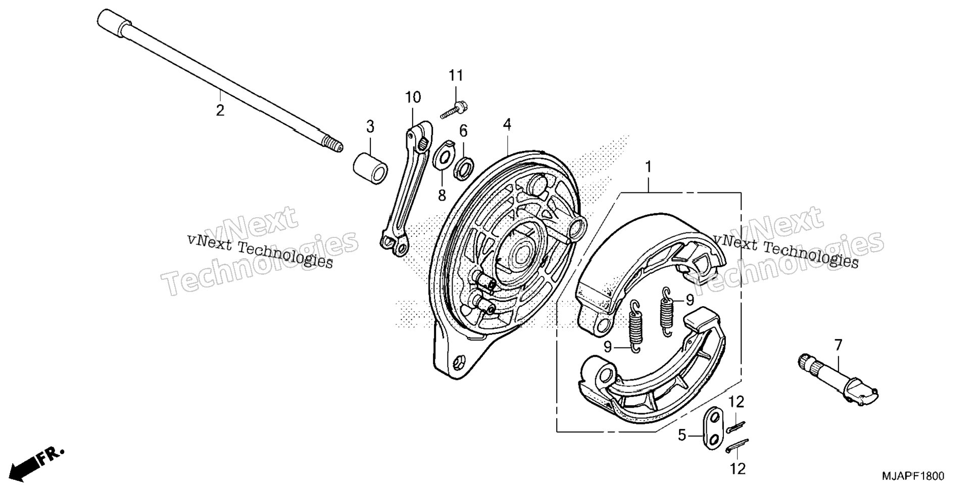 Rear Brake Panel