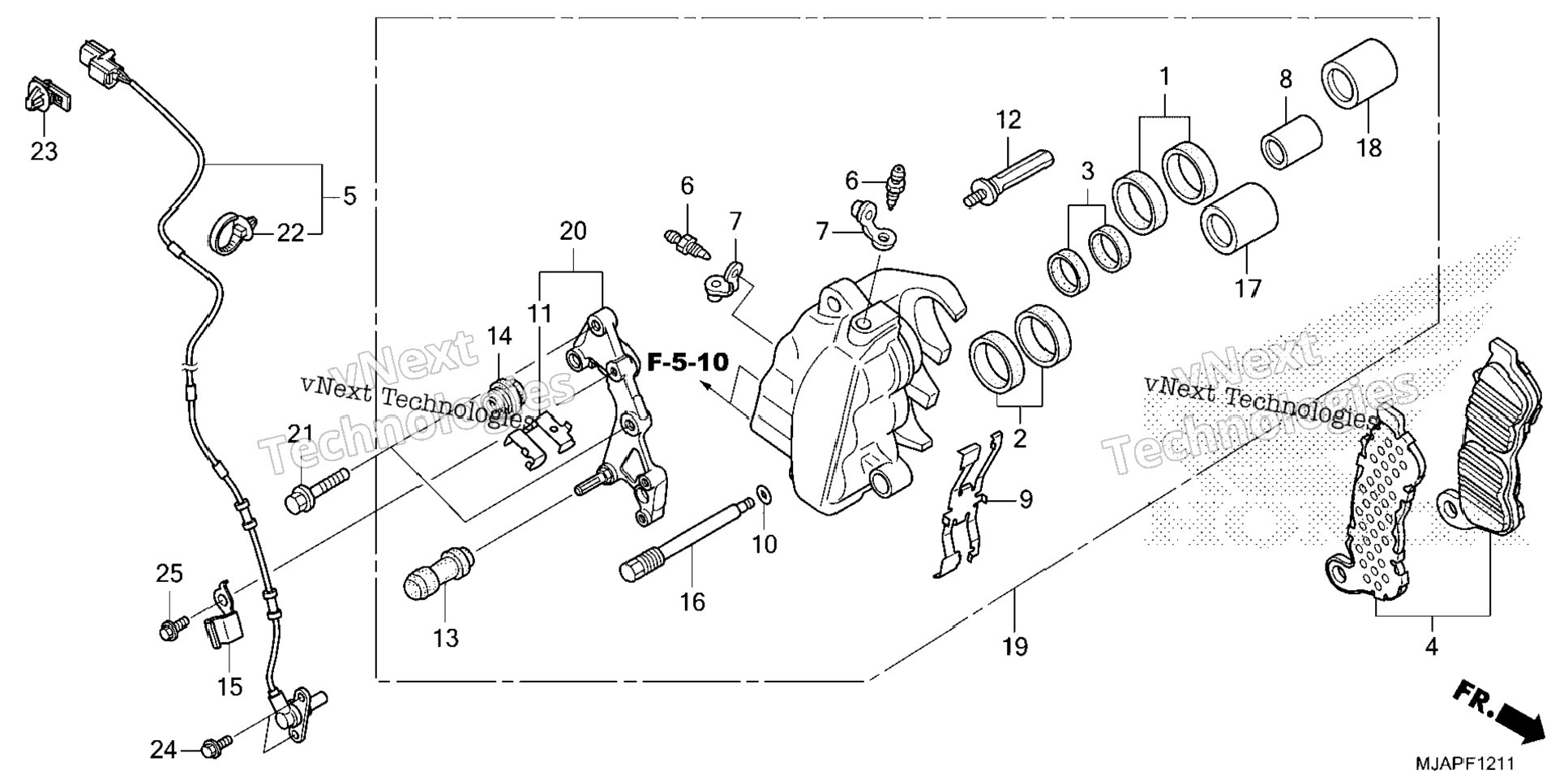 Front Brake Caliper (2)