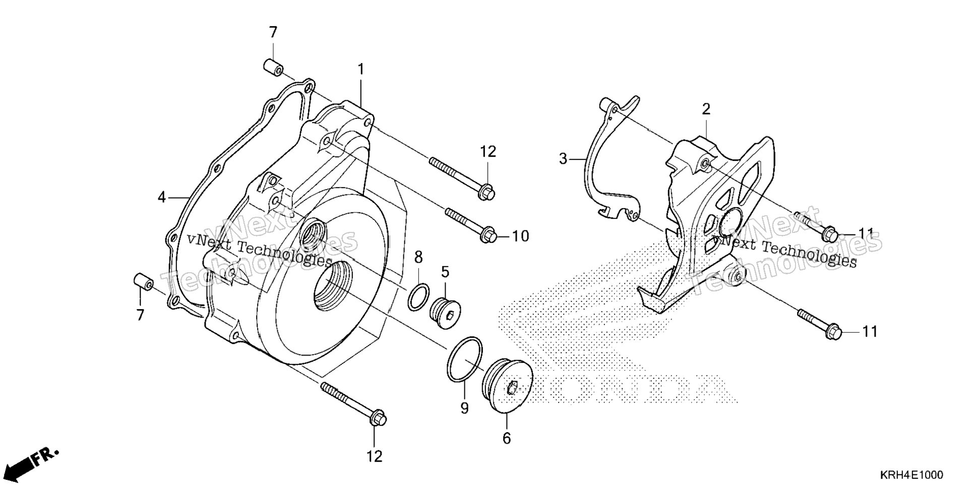 Left Crankcase Cover