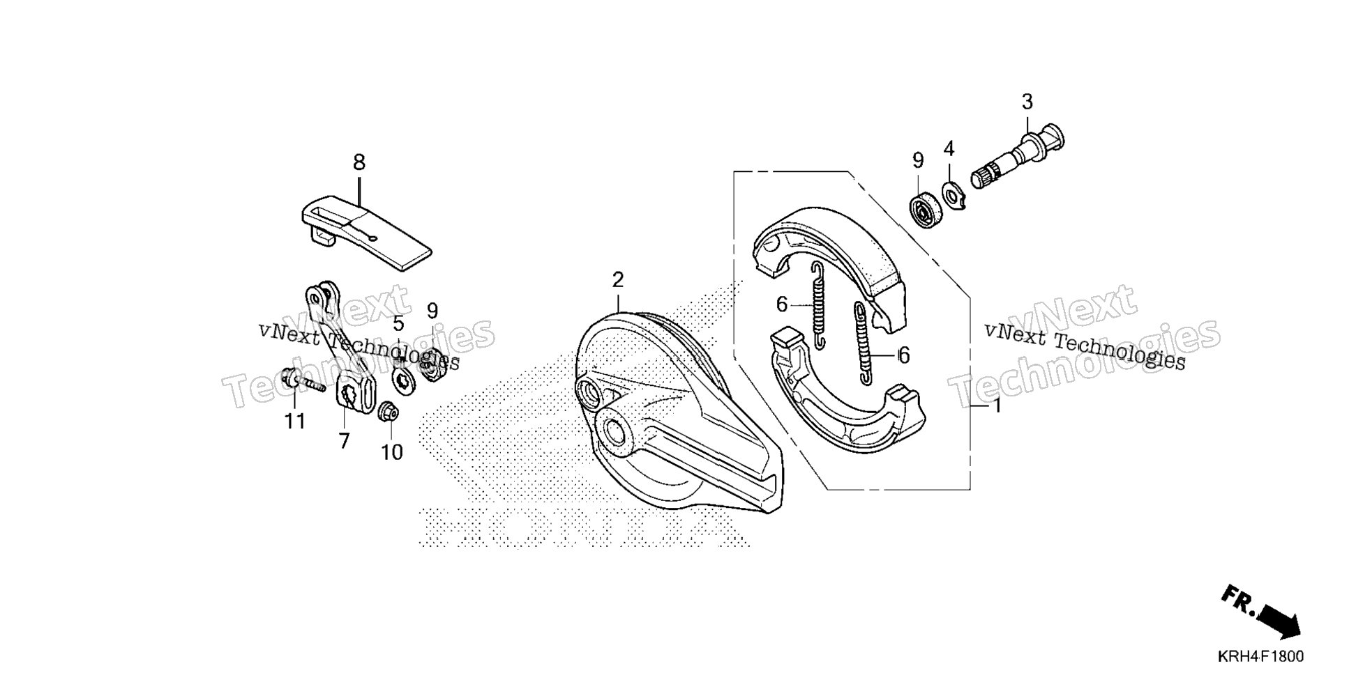 Rear Brake Panel