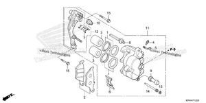 Нажмите для увеличения Front Brake Caliper