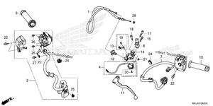 Нажмите для увеличения Handle Lever@Switch@Cable