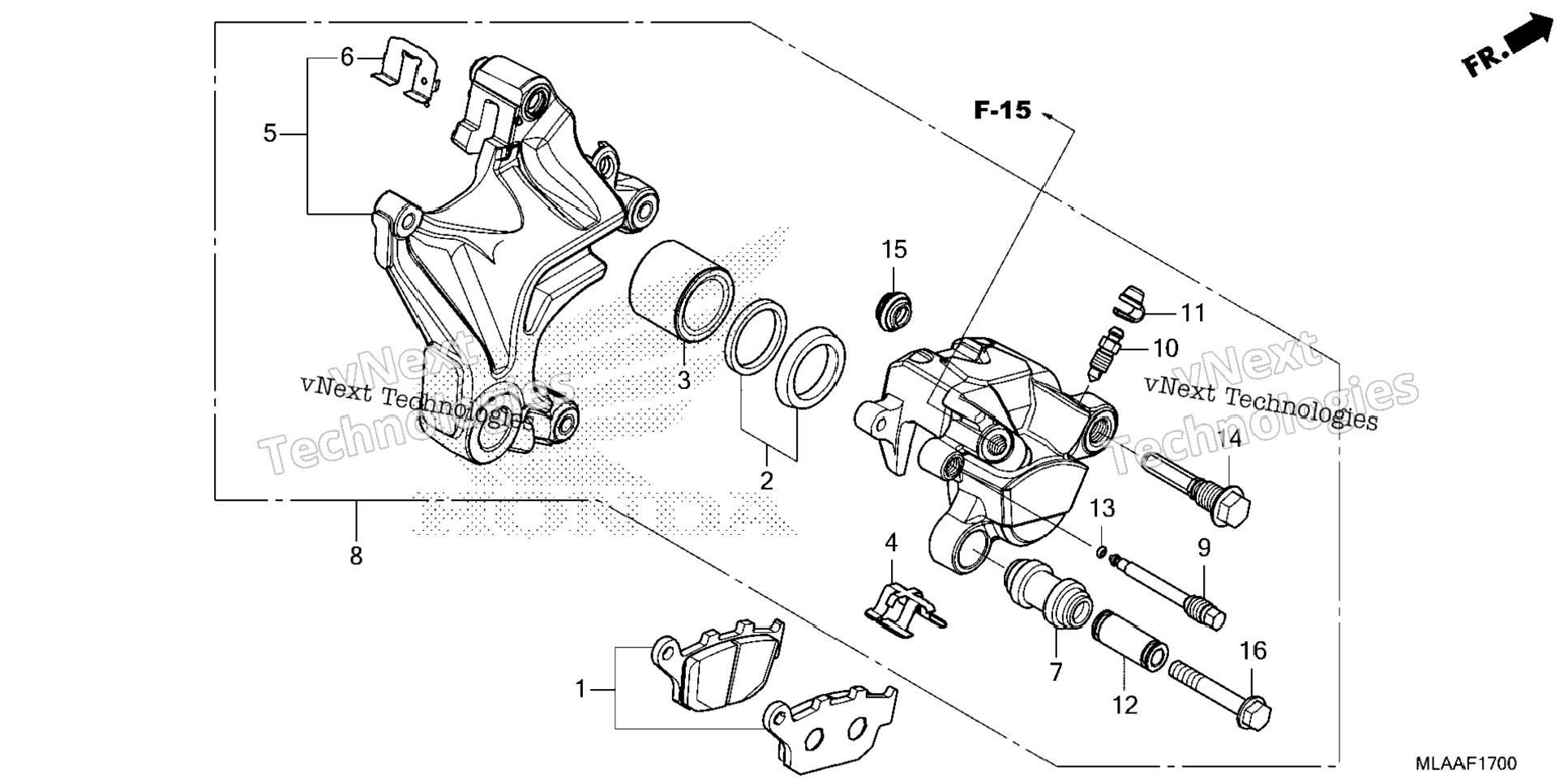 Rear Brake Caliper
