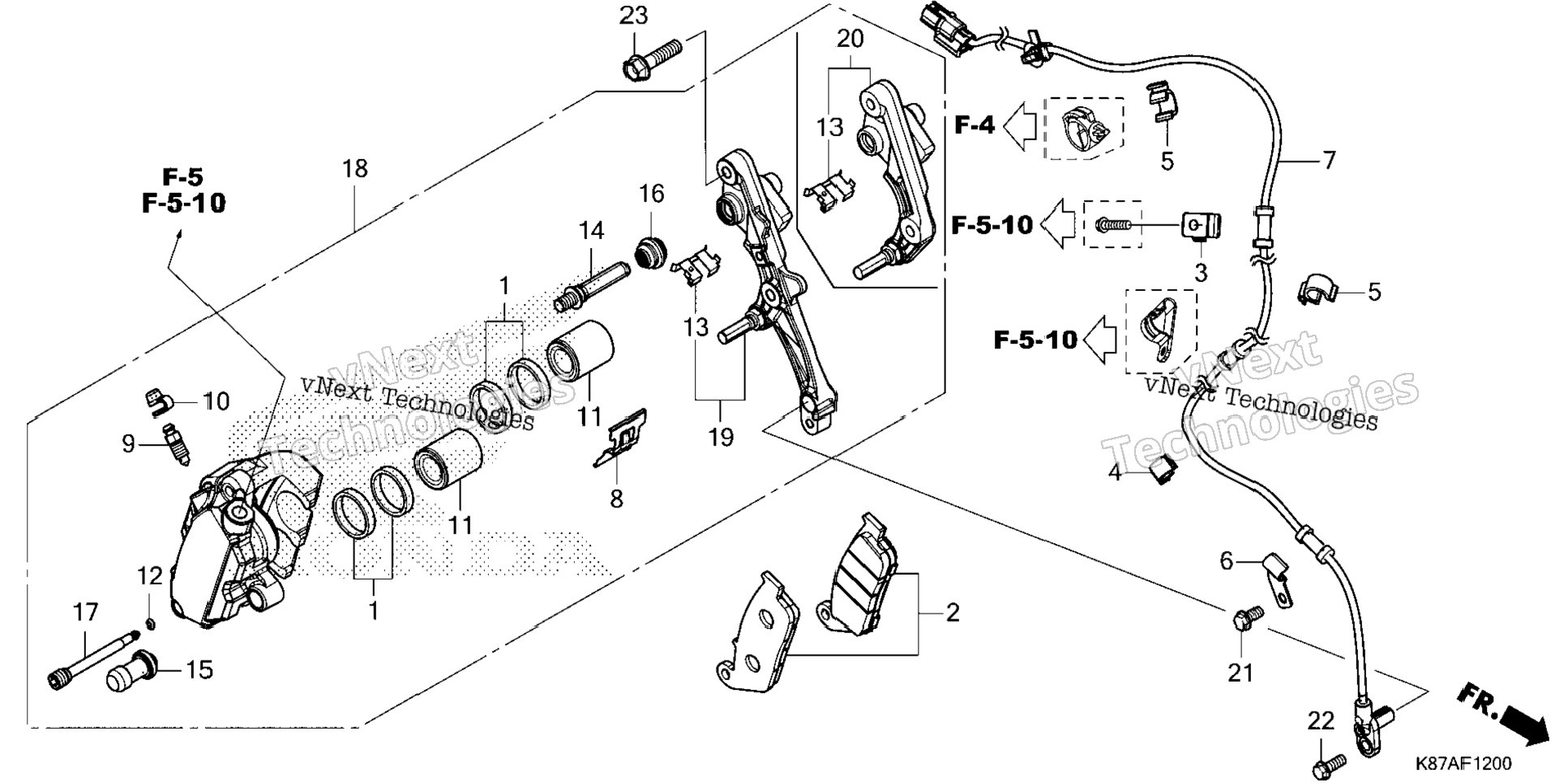 Front Brake Caliper