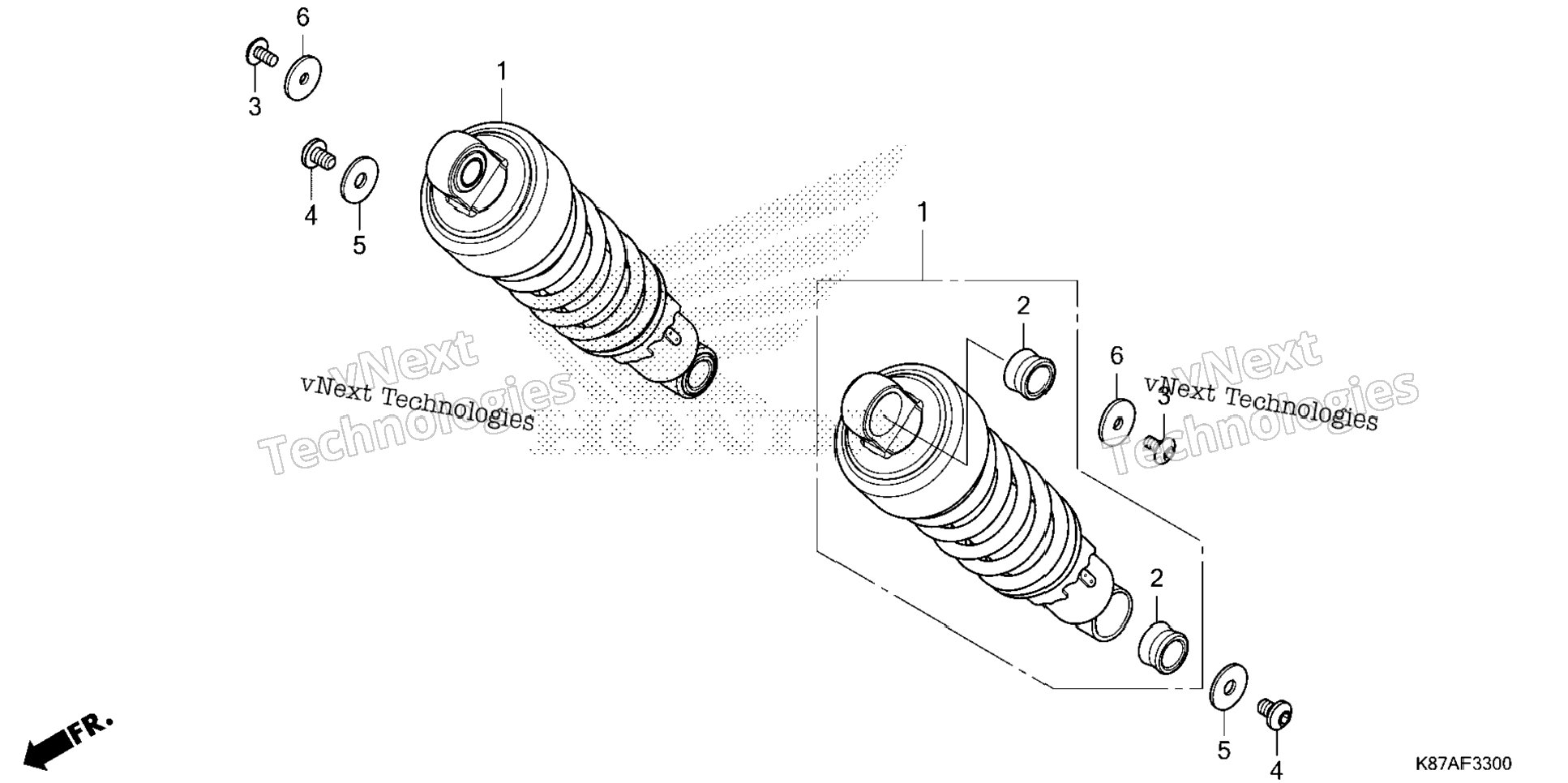 Rear Brake Master Cylinder (2)