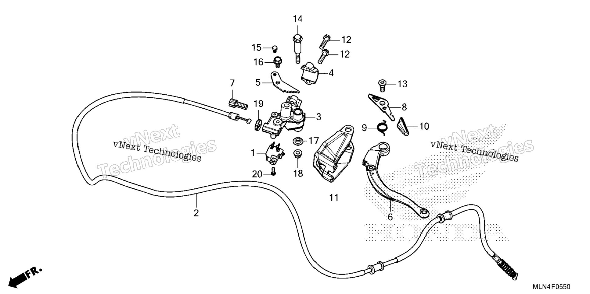 Parking Brake Lever