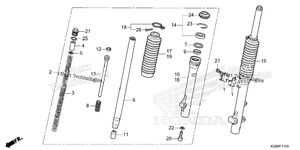 Нажмите для увеличения Front Fork