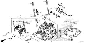 Нажмите для увеличения Cylinder Head