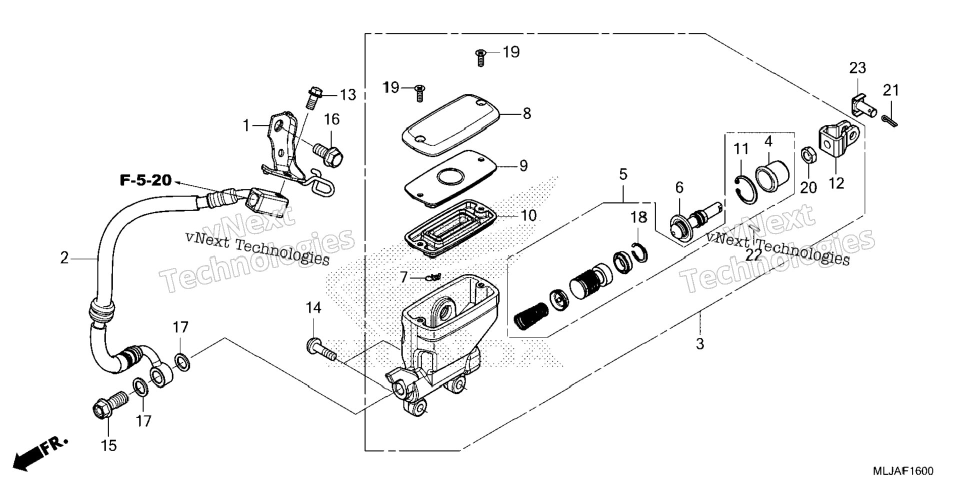 Rear Brake Master Cylinder