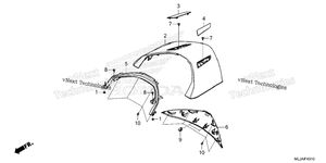 Нажмите для увеличения Rear Center Top Cover