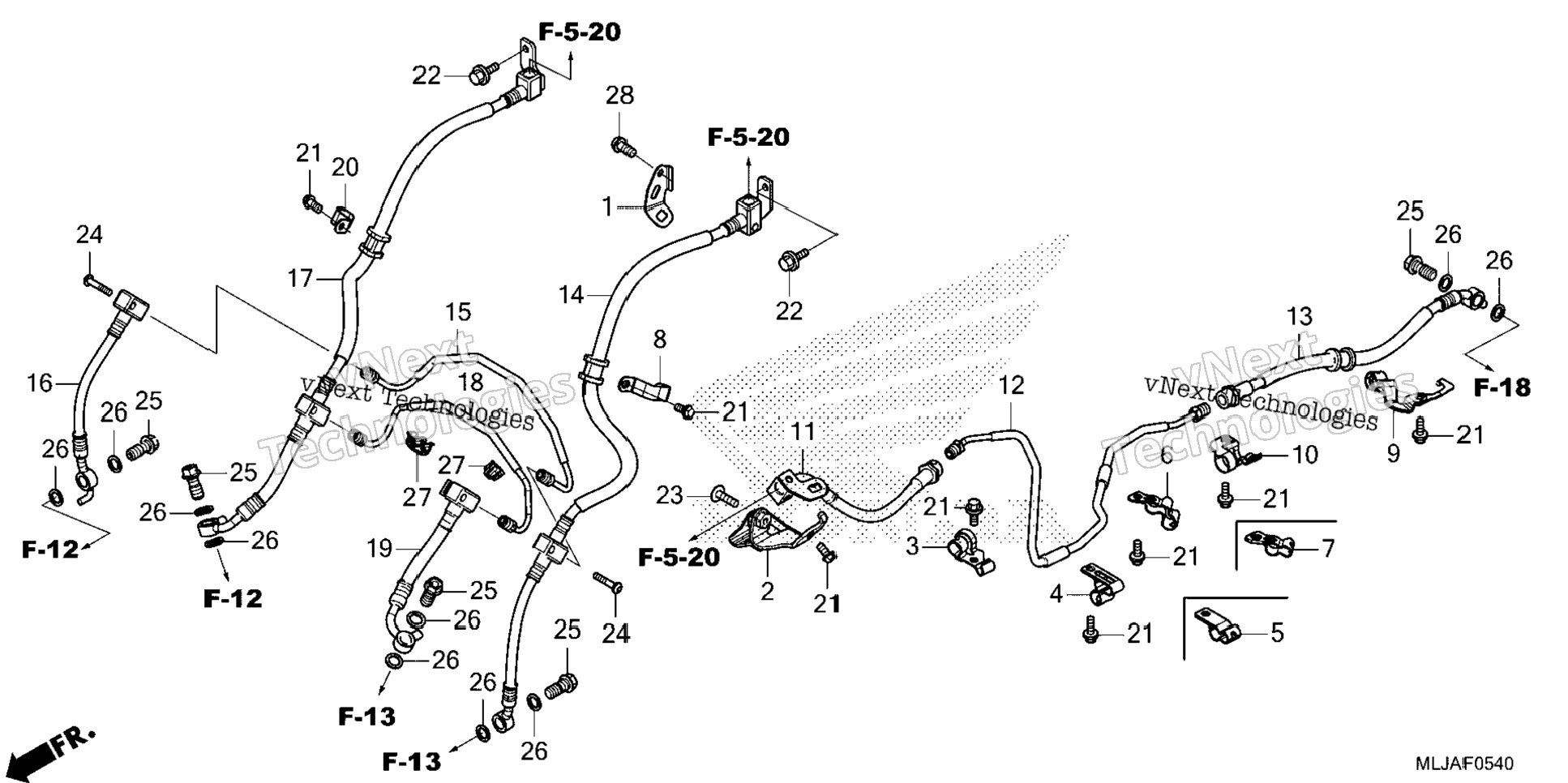 Brake Hose@Brake Pipe