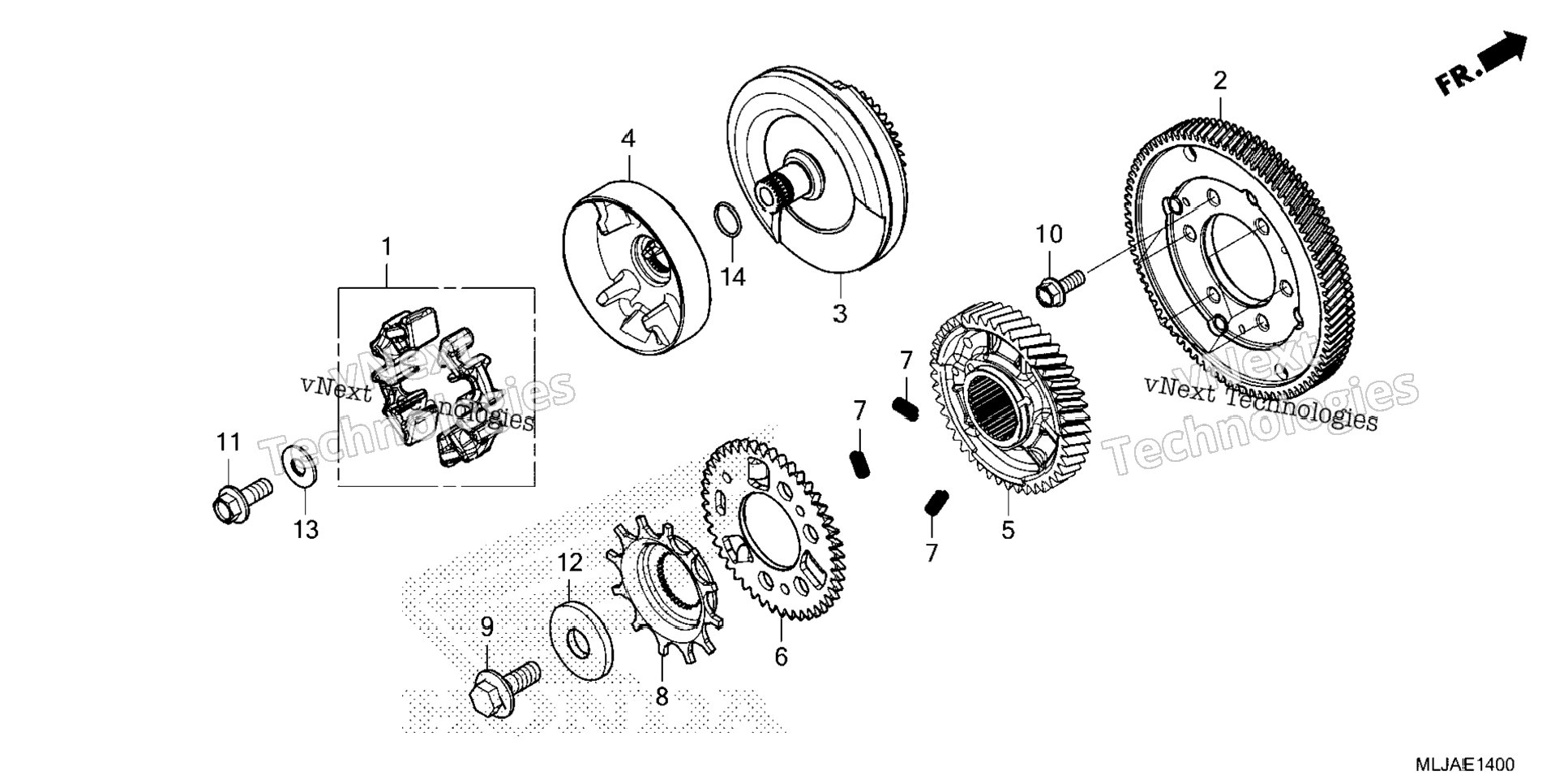 Primary Drive Gear