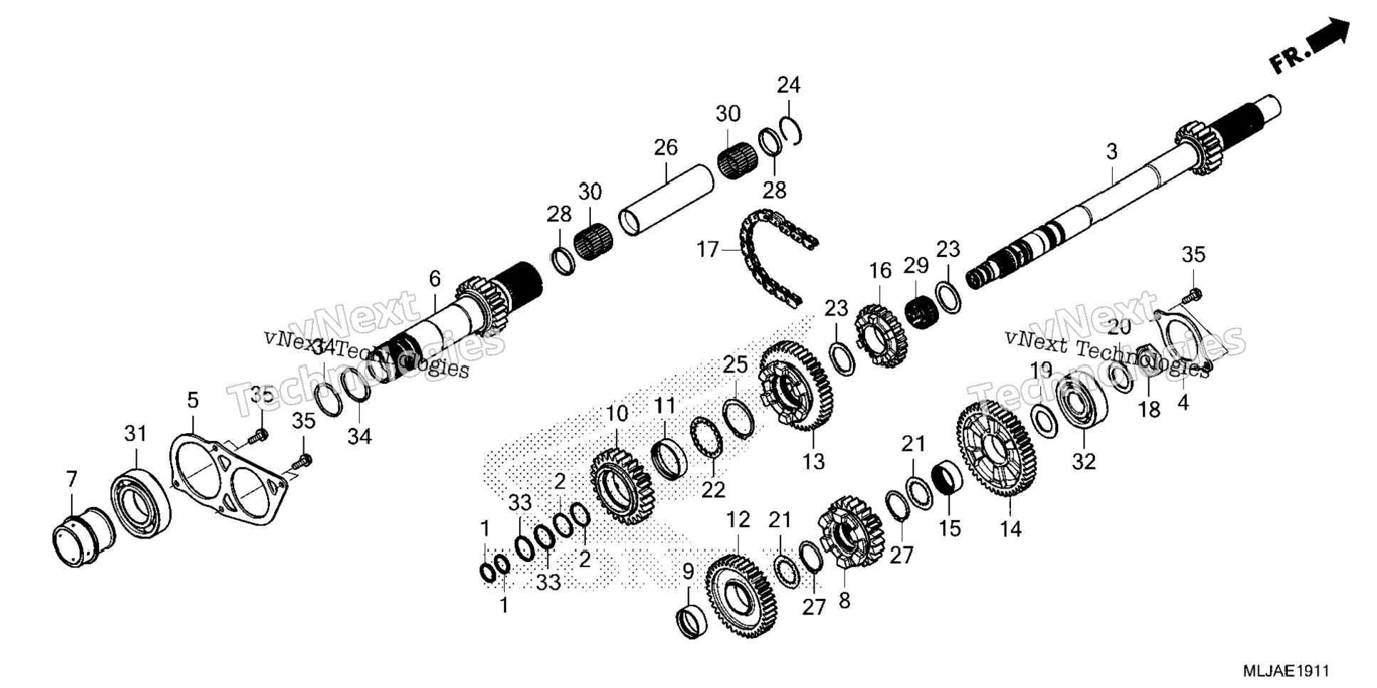 Transmission (Mainshaft) (Dct)