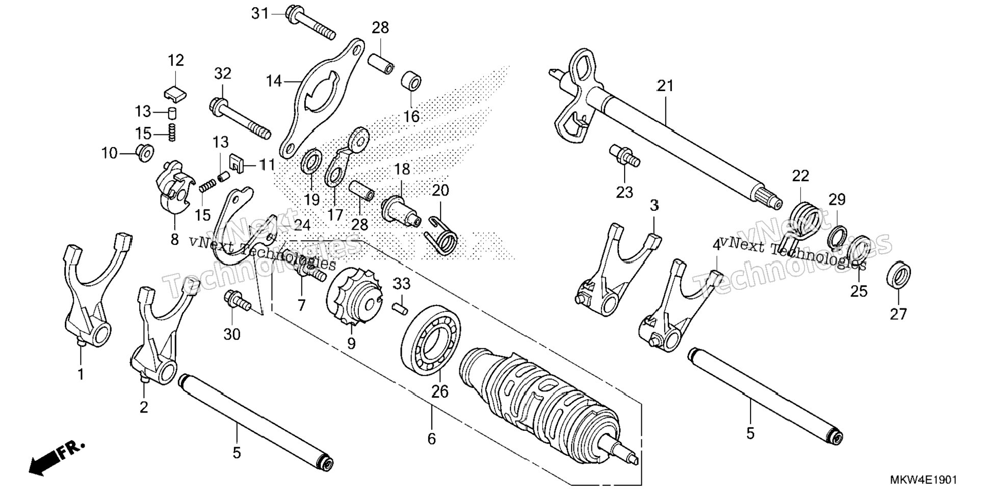 Gearshift Drum (2)