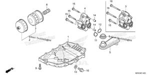 Нажмите для увеличения Oil Pan@Oil Pump