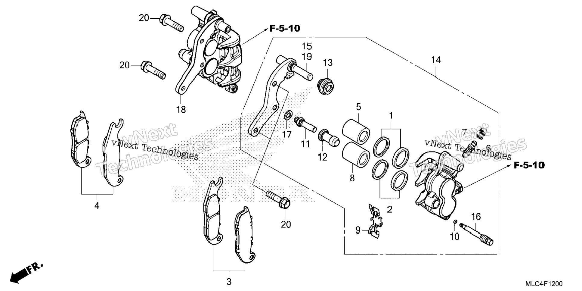 Front Brake Caliper