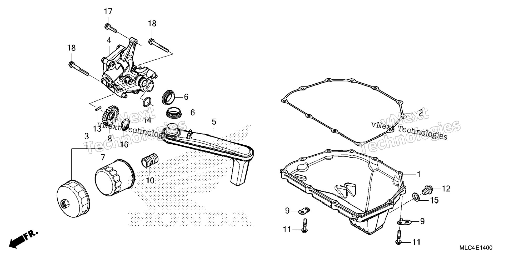 Oil Pan@Oil Pump
