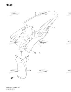 Rear Fender (Model K3)