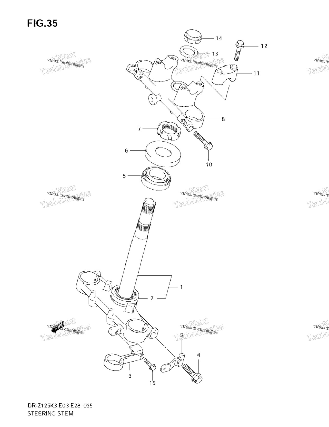 Steering Stem (E28)