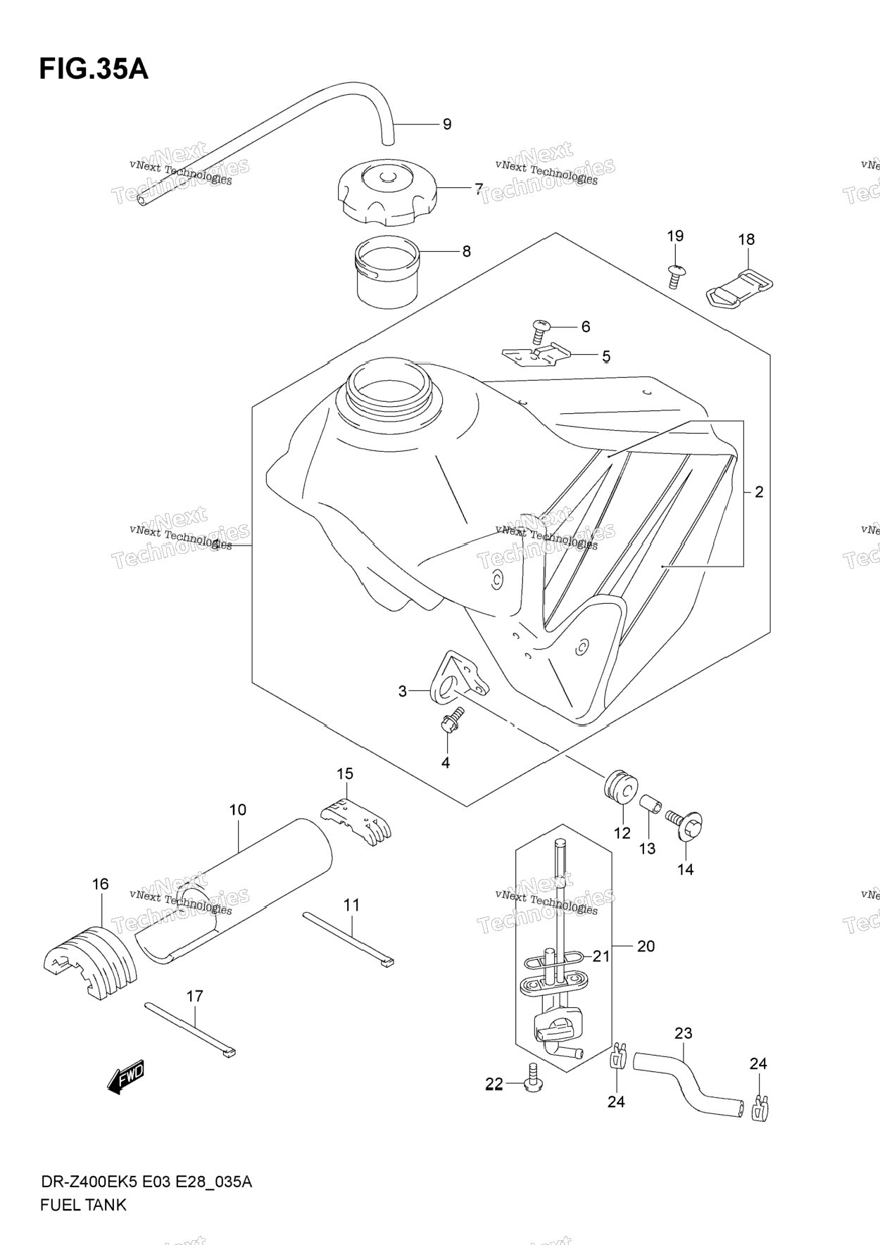 Fuel Tank (Model K6)