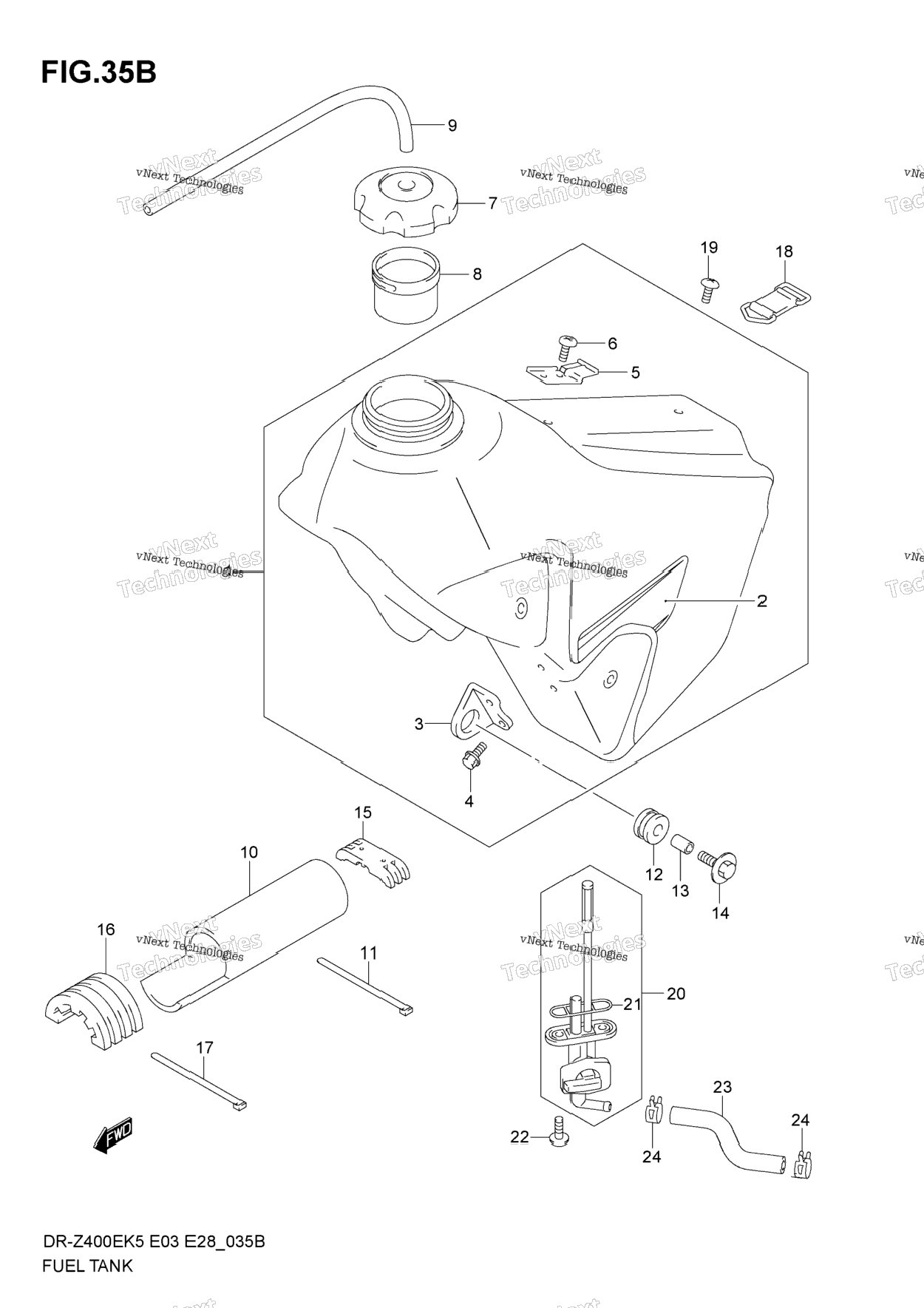 Fuel Tank (Model K7)