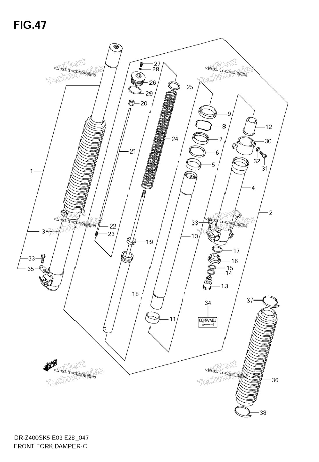 Нажмите для увеличения Front Fork Damper