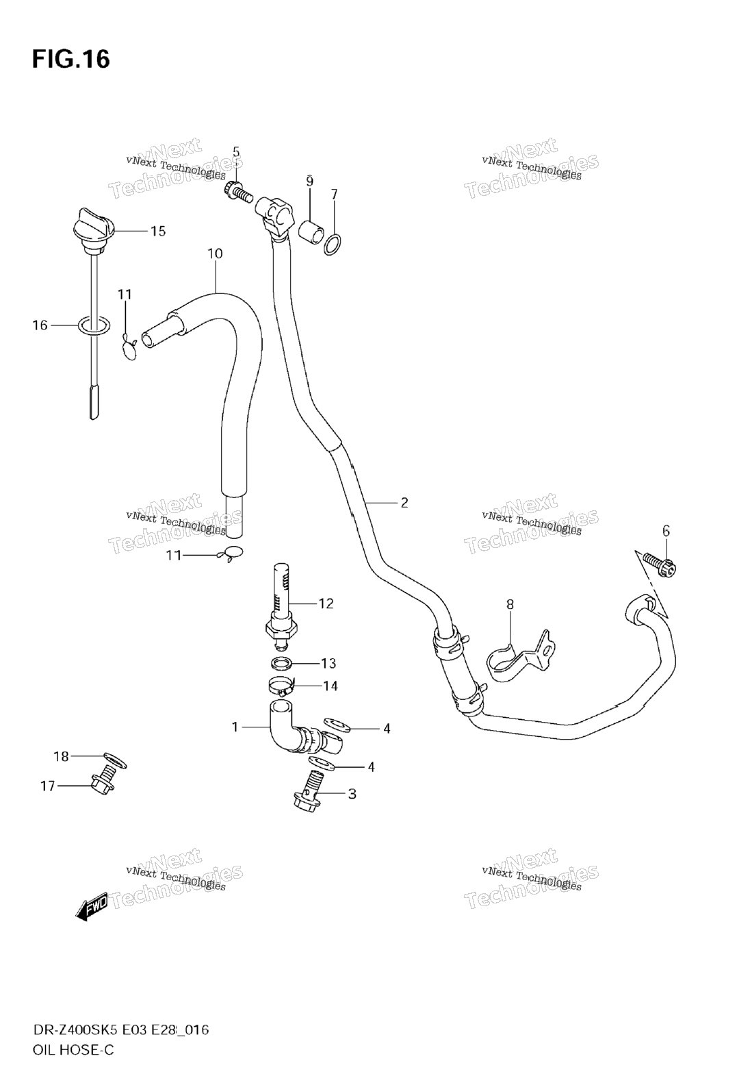 Нажмите для увеличения Oil Hose