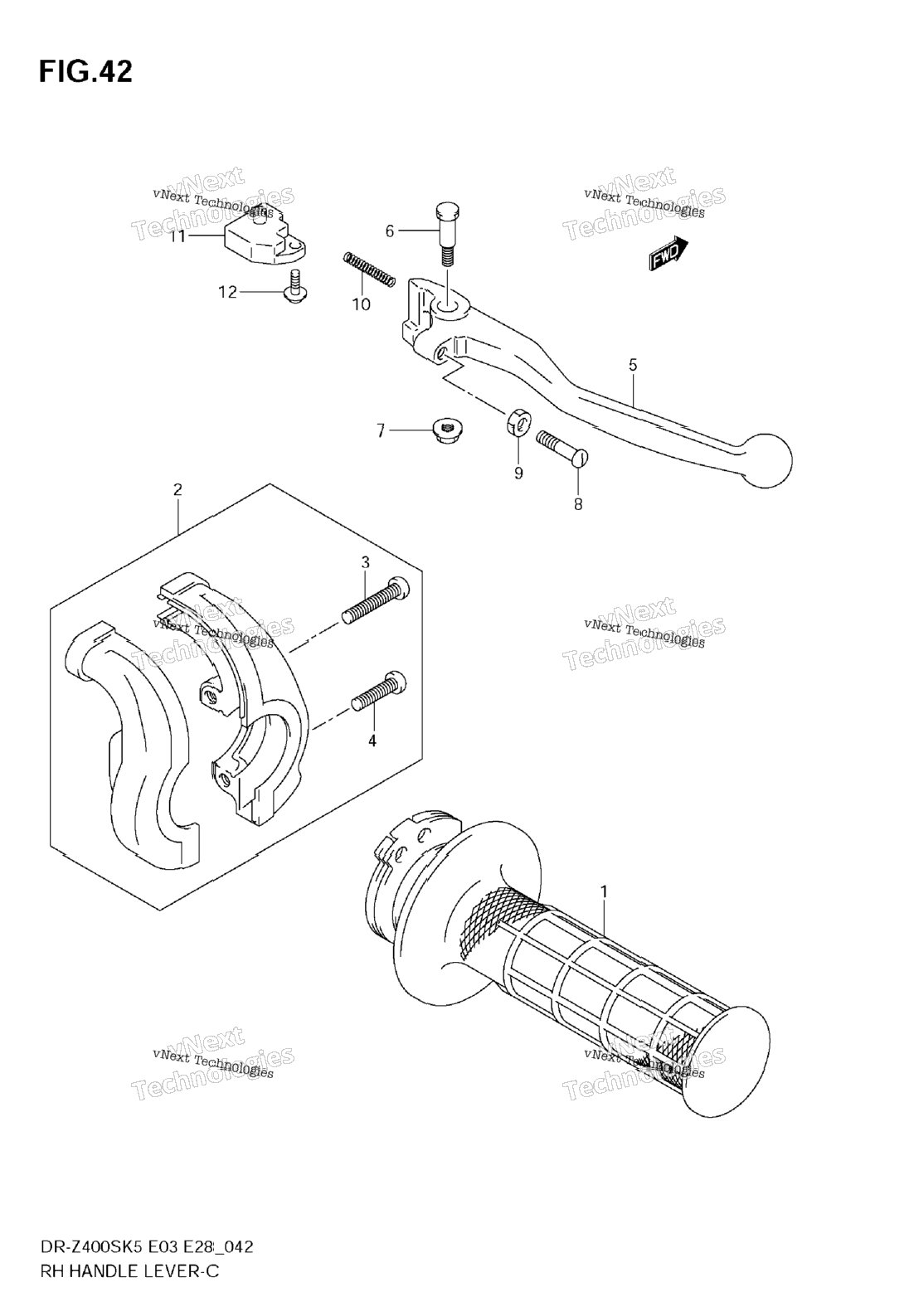 Right Handle Lever