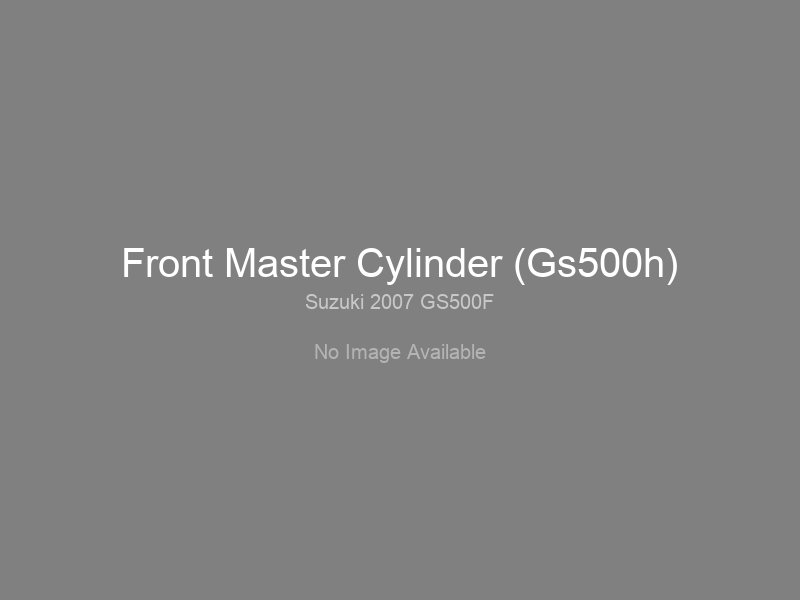 Front Master Cylinder (Gs500h)