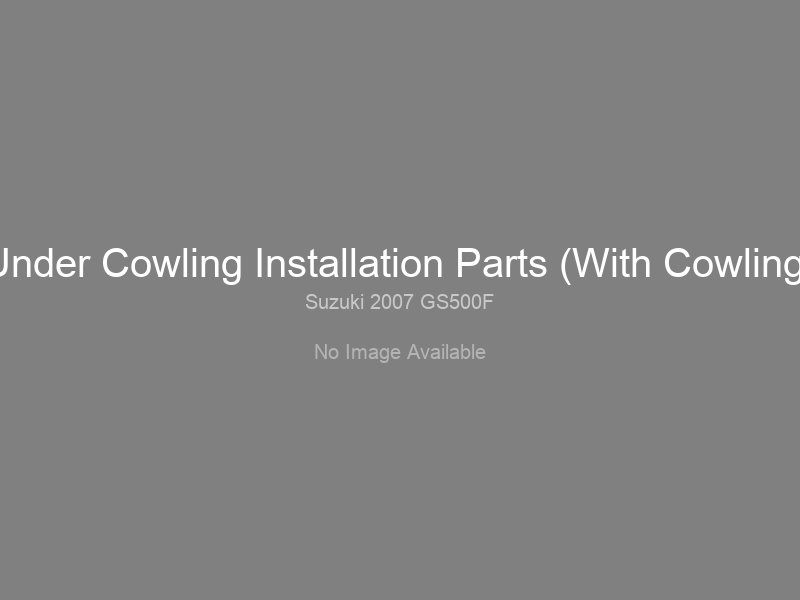 Under Cowling Installation Parts (With Cowling)