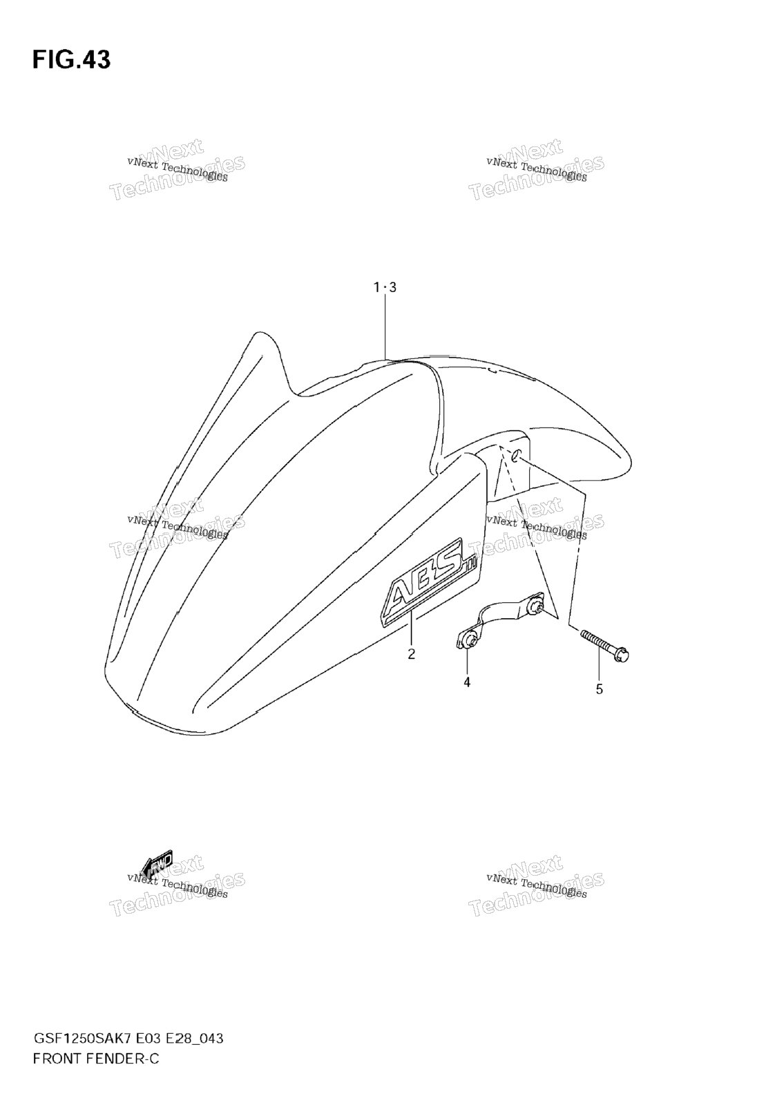 Нажмите для увеличения Front Fender